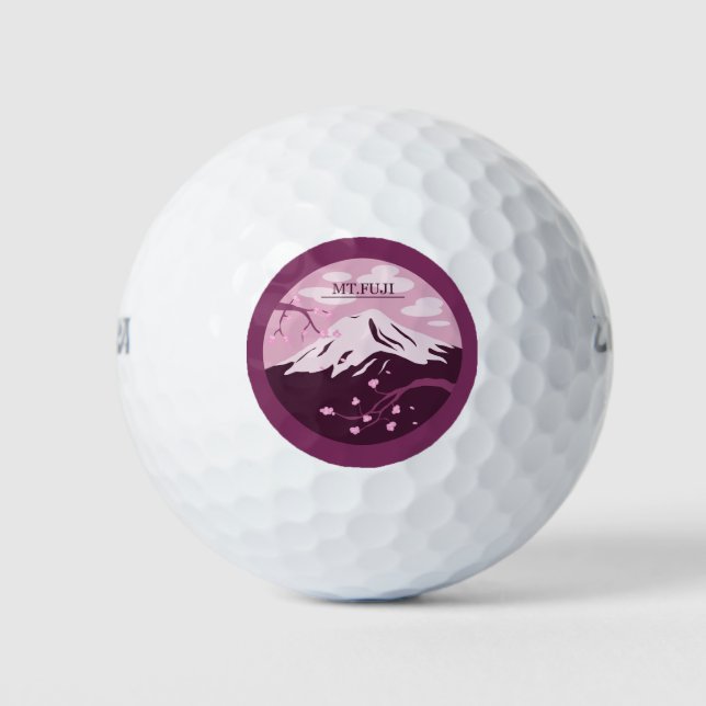 Fuji (rosa) golfball (Vorderseite)