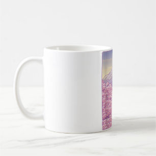 Fuji Sakura Tree Japanischer Kirschblossom Berg Kaffeetasse