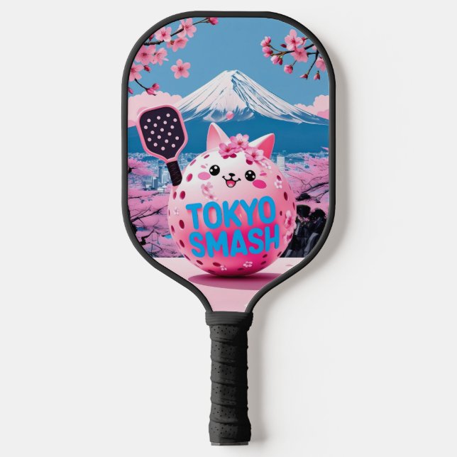Fuji Smash - Tokyo Pickleball Design Schläger (Vorderseite)