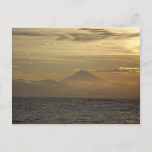 Fuji Sunset Postkarte