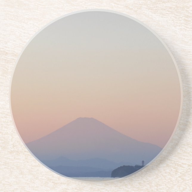 Fuji Sunset Untersetzer (Vorne)