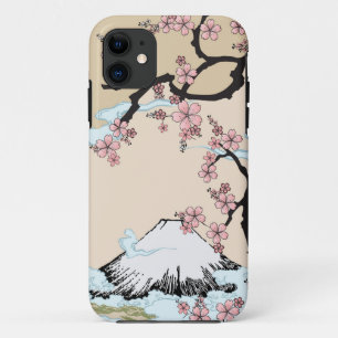 Fuji und Kirschblüte - Japaner entwerfen Iphone Case-Mate iPhone Hülle