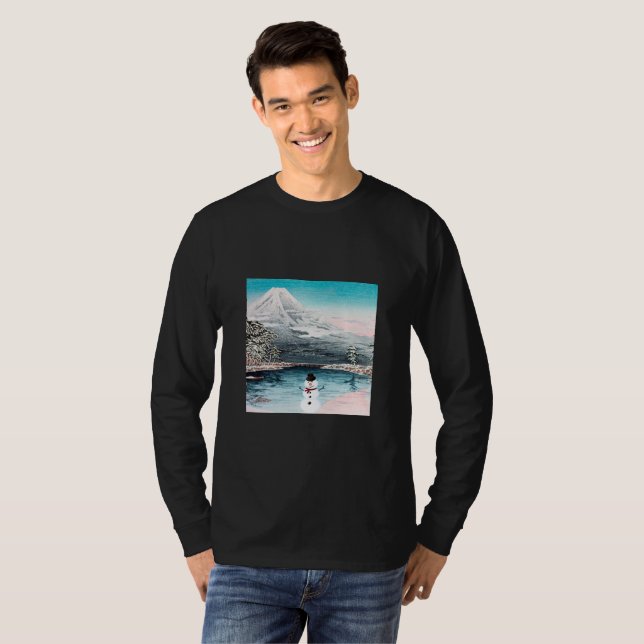 Fuji und Snowman T-Shirt (Vorne ganz)