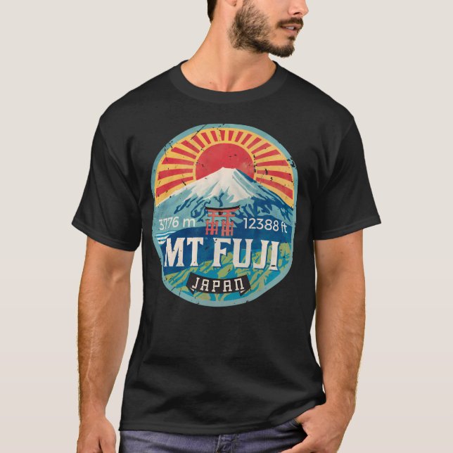 Fuji - Vintages Emblem T-Shirt (Vorderseite)