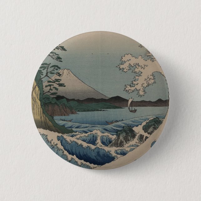 Fuji vom Meer vor Satta Button (Vorderseite)