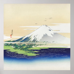 Fuji von Ogata Gekko (1900-1910) Poster