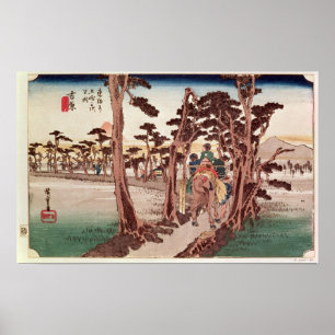 Fuji von Yoshiwara Poster