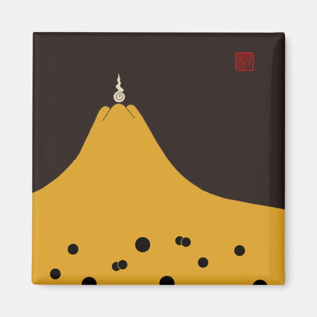 Fujigoshinkamonkurokirasya-Jinbaori Magnet (Vorne)