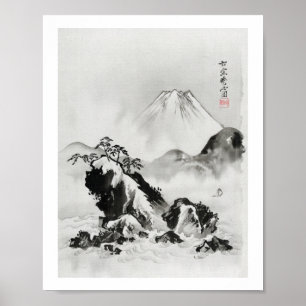 Fujisan (1887) Vintage japanische Abbildung  Poster