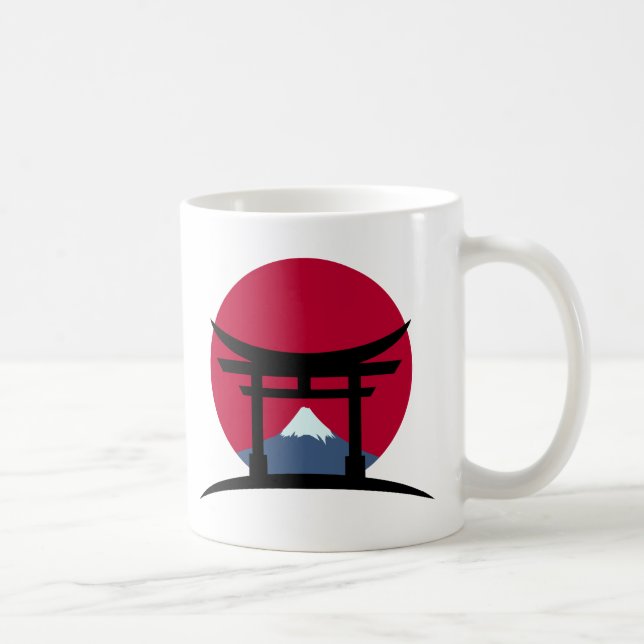 Fujisan - Japan Kaffeetasse (Rechts)