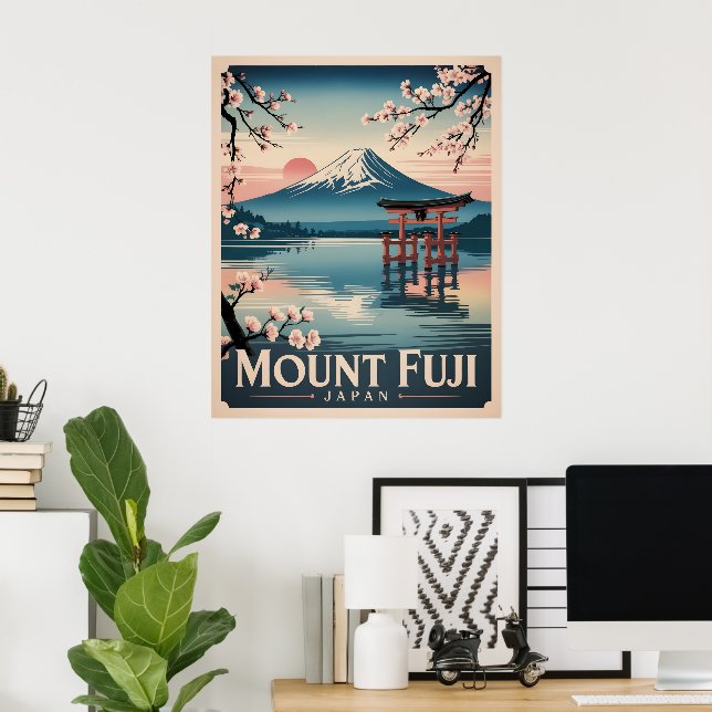 Fujisan Japan Poster (Heimbüro)