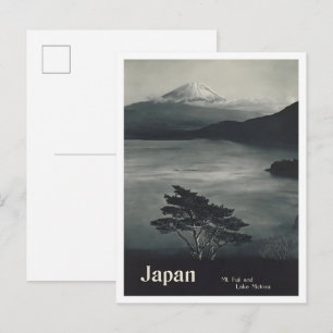 Fujisan Japan Vintage Reise Postkarte