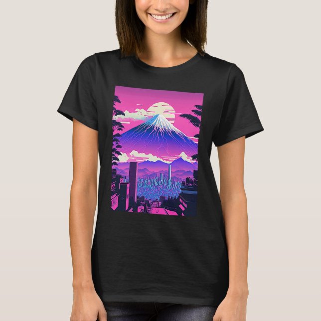 Fujisan Landscape Tokyo T-Shirt (Vorderseite)