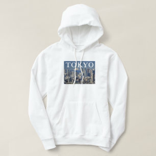 Fujisan   Skyline des Bezirks Shinjuku, Tokio, Jap Hoodie