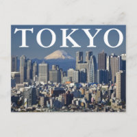 Fujisan | Skyline des Bezirks Shinjuku, Tokio, Jap