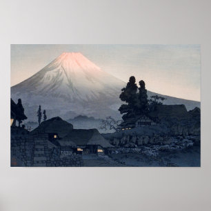Fujisan von Mizukubo (1932) - Takahashi Poster