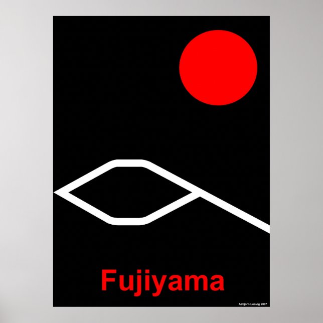 Fujiyama Poster (Vorne)