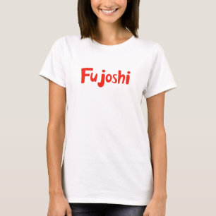 Fujoshi Red Fan Slogan T-Shirt
