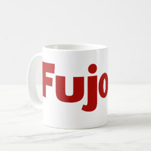 Fujoshi Simple Red Slogan Kaffeetasse