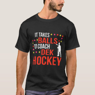 Fuk Dek Hockey Coach Eishockey Lover Coach T-Shirt