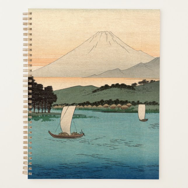 Fukeiga 4 - Ukiyo-e Vintage Japanisch Planer (Vorderseite)
