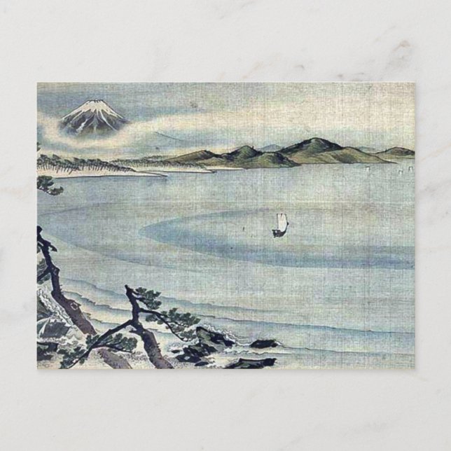 Fukeiga Ukiyoe Postkarte (Vorderseite)