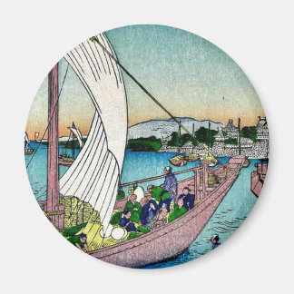 Fukeiga von Ando, Hiroshige Ukiyoe Magnet
