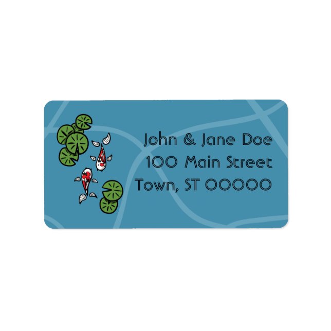 Fuku- und Heiwa-Adressetikett Adressaufkleber (Vorne)