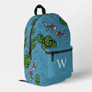 Fuku und Heiwa, die Kois Bedruckter Rucksack