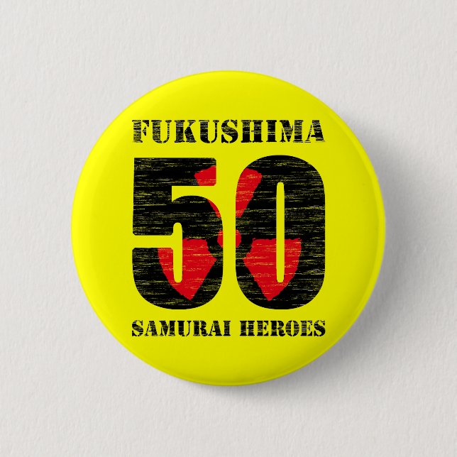 Fukushima 50 button (Vorderseite)