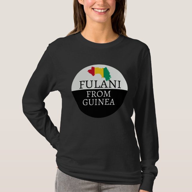 Fulani From Guinea Muslim Ancestry Initiation DNA T-Shirt (Vorderseite)