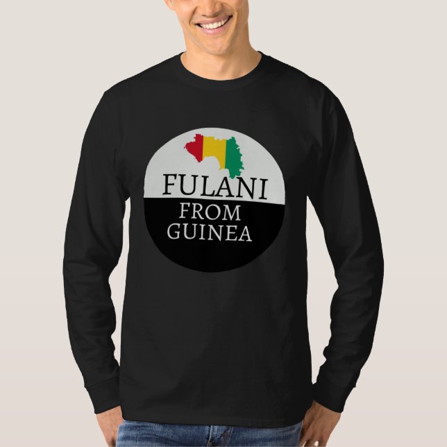 Fulani From Guinea Muslim Ancestry Initiation DNA T-Shirt (Vorderseite)