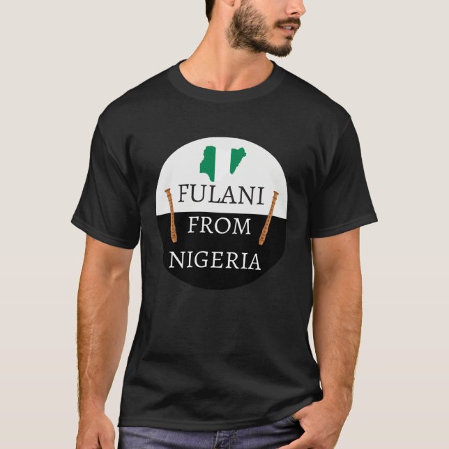 Fulani From Nigeria Culture, Islamic, Fulbe Fula T-Shirt (Vorderseite)