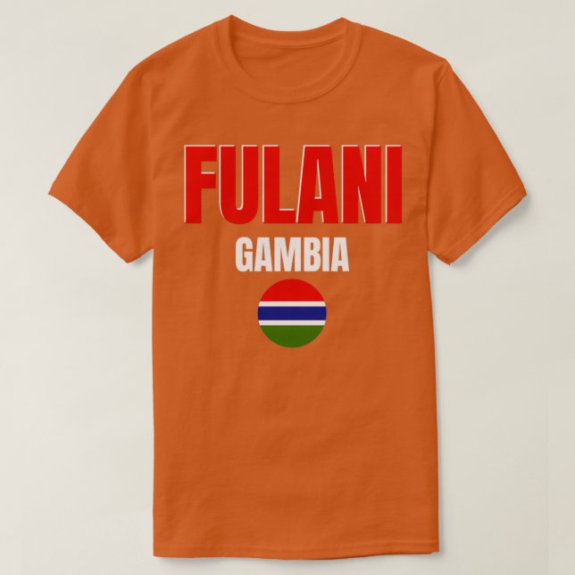 Fulani Gambia Ancestors Glorious Proud African Tri T-Shirt (Design vorne)