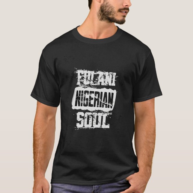 Fulani Nigerian Soul  Ancestor Initiation T-Shirt (Vorderseite)