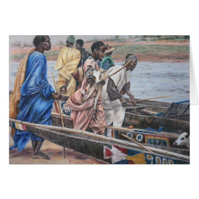 Fulani Vieh-Hirten (Vorderseite (Horizontal))