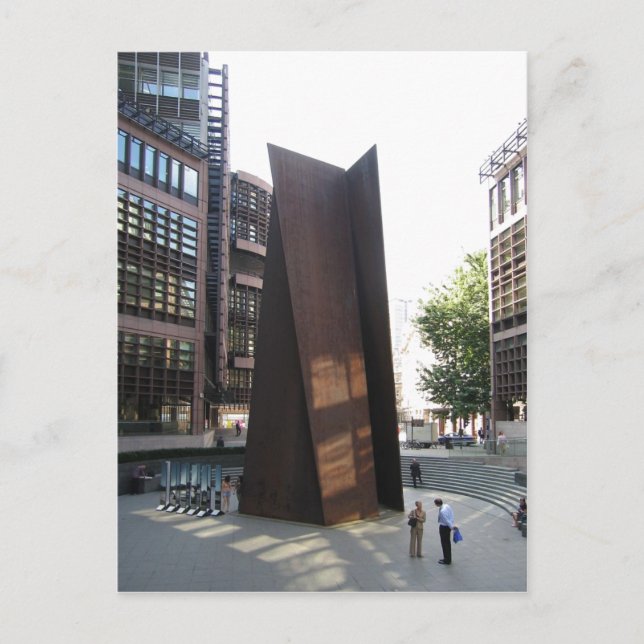 Fulcrum (1987) von Richard Serra , ist ein Spezial Postkarte (Vorderseite)