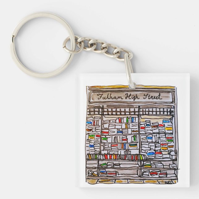 Fulham High Street Book Shop Schlüsselanhänger (Vorderseite)