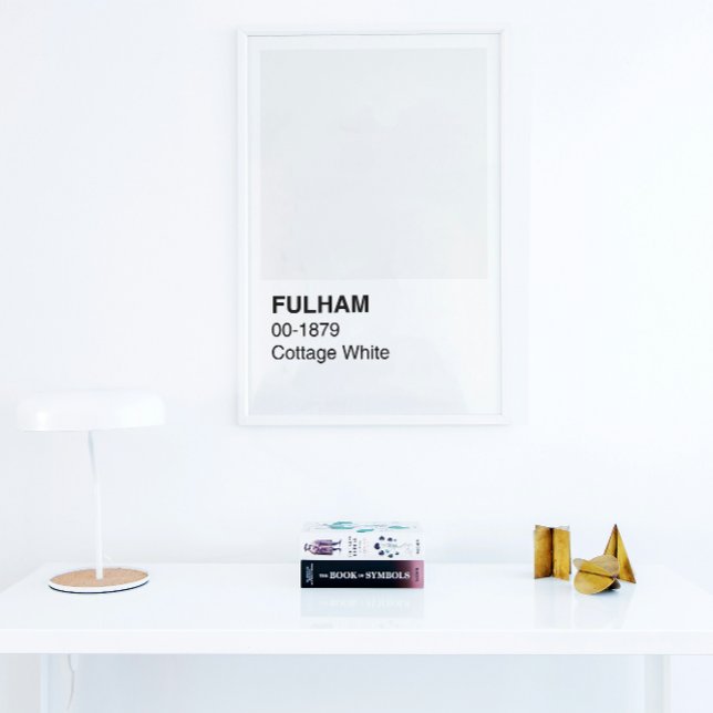 Fulham Hütte White - Weiße Grenze Poster (Von Creator hochgeladen)