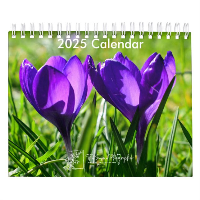 Full Bloom 2025 Kalender zweiseitige kleine (Titelbild)