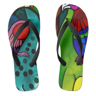 full color 3D Flip Flops