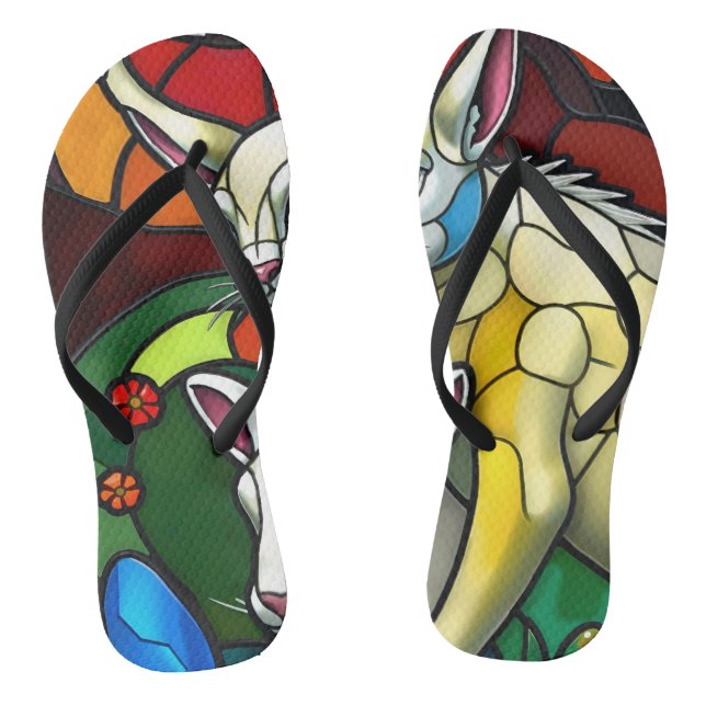 full color 3D Flip Flops (Fußbett)