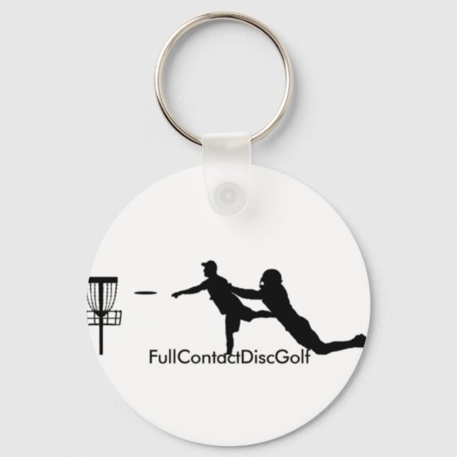Full Contact Disk Golf Key Chain Schlüsselanhänger (Vorderseite)