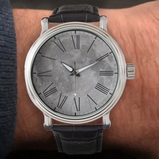 Full Moon Astronomy Image Armbanduhr (Von Creator hochgeladen)