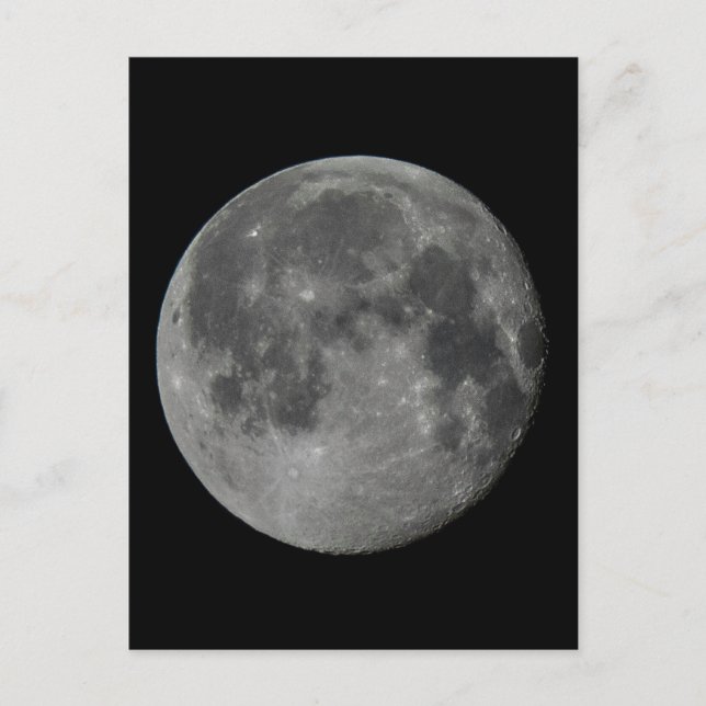 Full Moon Card Postkarte (Vorderseite)