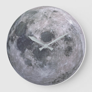 FULL MOON Custom Clock - Large 10.75" Große Wanduhr