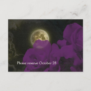 Full Moon Deep Lila Ghost-Rose Save the Date