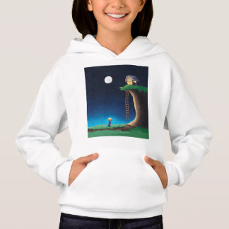 Full Moon Night Sky Hoodie