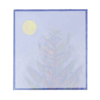 Full Moon Pine Notizblock