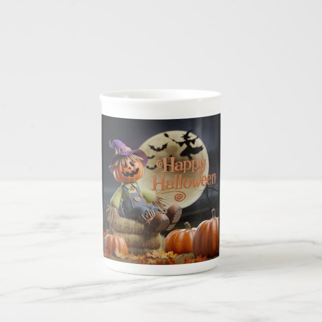 Full Moon Pumpkin-Tasse Prozellantasse (Vorderseite)